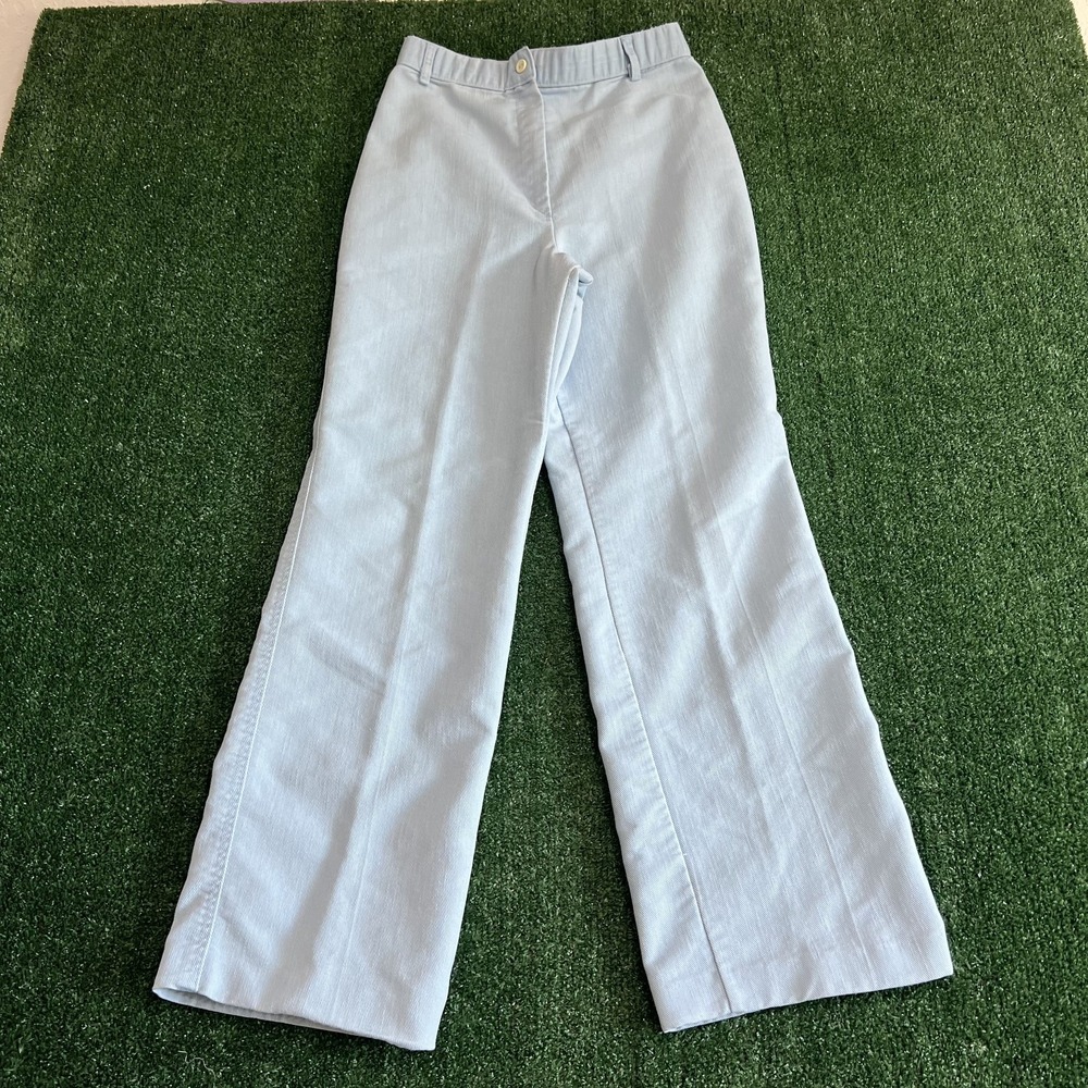 VTG Womens Robin Zip Flared Pants 26x26" 18" Openings Hippie Bell Bottom 60s 70s